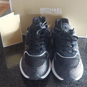 Michael Kors Black and White Women's Sneakers